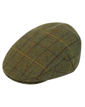 Alan Paine Rutland Waterproof Tweed Flat Cap Clearance English Country Headwear