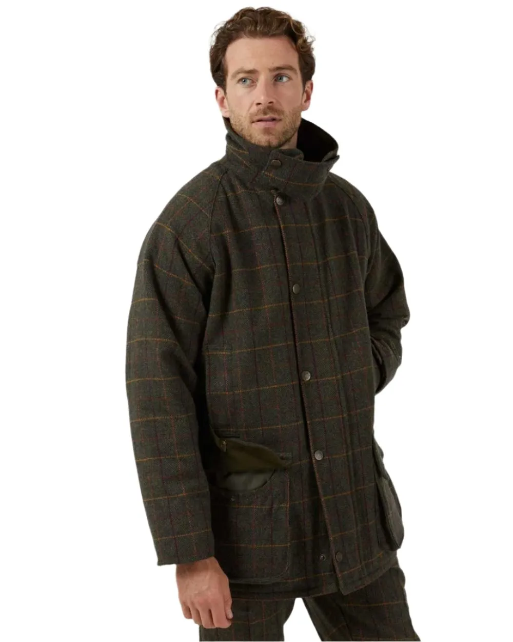 Alan Paine Rutland Waterproof Tweed Shooting Coat Dog Walking Waterproof Jackets