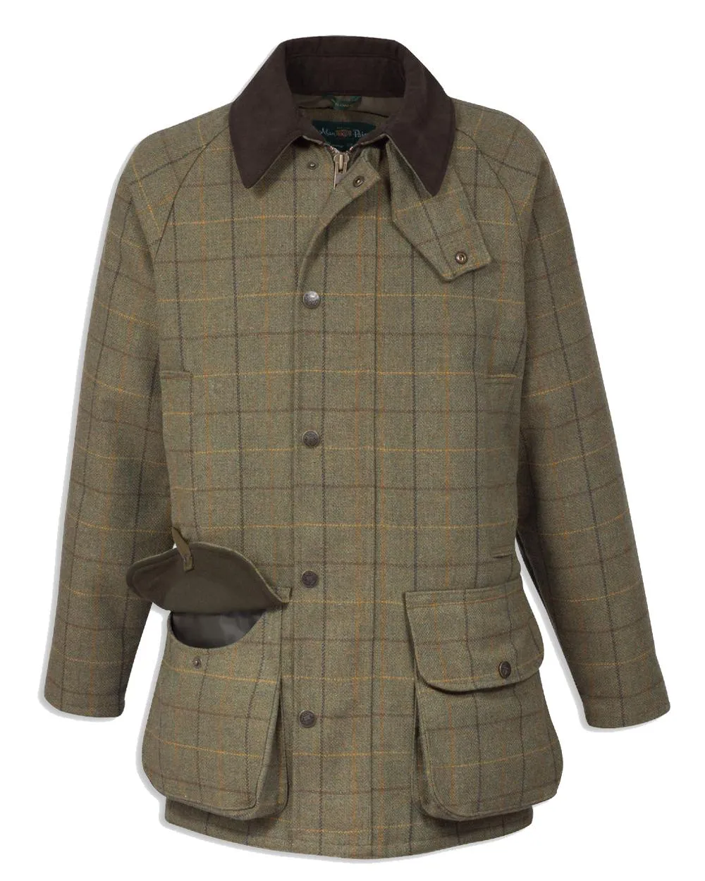 Alan Paine Rutland Waterproof Tweed Shooting Coat Men's Farming Jackets