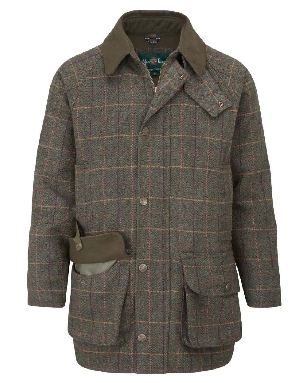 Alan Paine Rutland Waterproof Tweed Shooting Coat All-Purpose Men's Coats