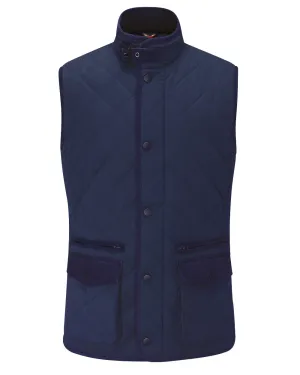 Alan Paine Surrey Mens Quilted Waistcoat Brushed Tartan Shirts
