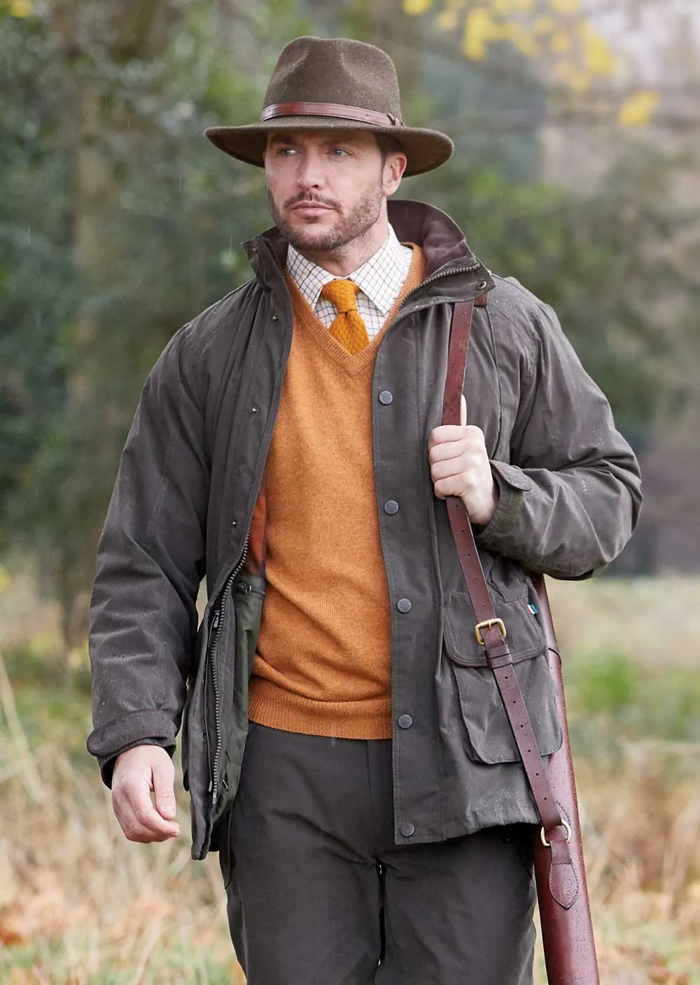 Alan Paine Waterproof Milwood Coat Men's Hunting Shell Jacket