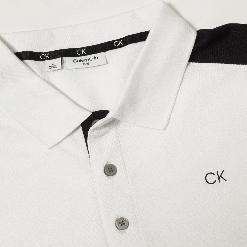 Fuel Your Fire Black Friday Sale Calvin Klein Miles Polo Shirt - White/Black