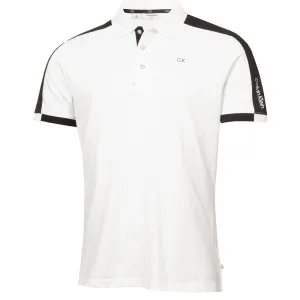 Mother's Day Sale Calvin Klein Miles Polo Shirt - White/Black