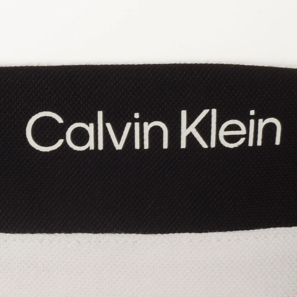 Dress from the Feet Up Footwear for the Fearless Calvin Klein Miles Polo Shirt - White/Black