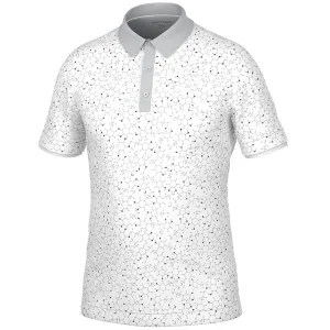 Galvin Green Mannix Polo Shirt - White/Cool Grey Halloween Sale Lead with Style