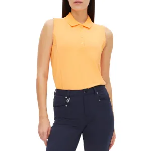 Christmas Day Sale Rohnisch Women'S Rumie Sleeveless Golf Polo Shirt - Blazing Orange