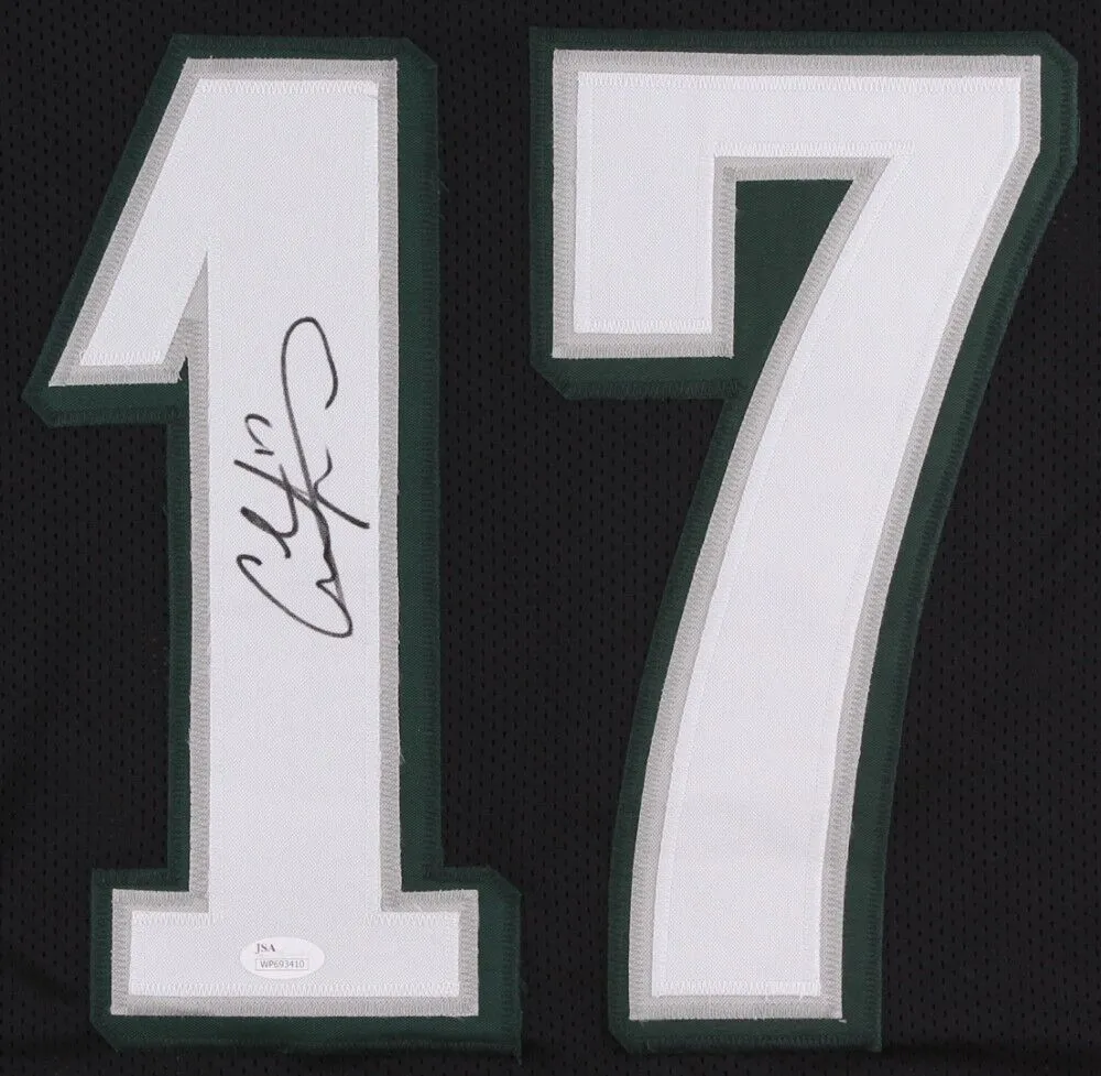 Alshon Jeffery Signed Philadelphia Eagles Black Pro-Style Jersey (JSA COA)