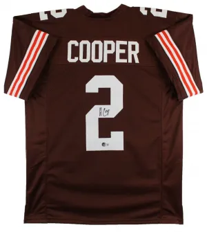 Amari Cooper Signed Cleveland Browns Jersey (Beckett) Pro Bowl Wide Receiver