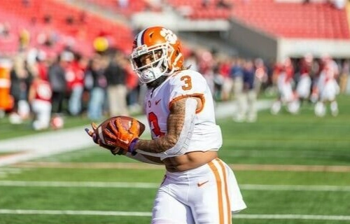 Amari Rodgers Signed Clemson Tigers Jersey (JSA COA) G.B. Packers Wide Receiver