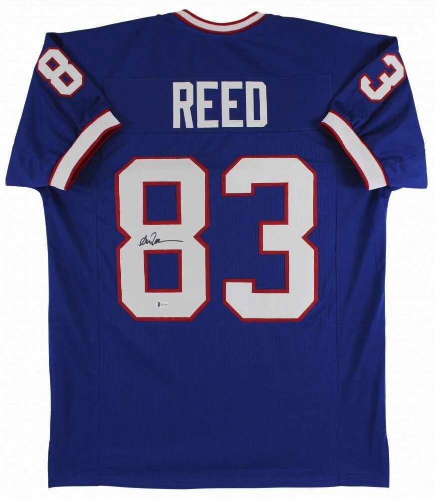 Andre Reed Signed Buffalo Bills Jersey (Beckert) 7??Pro Bowl Receiver (1988?C1994)