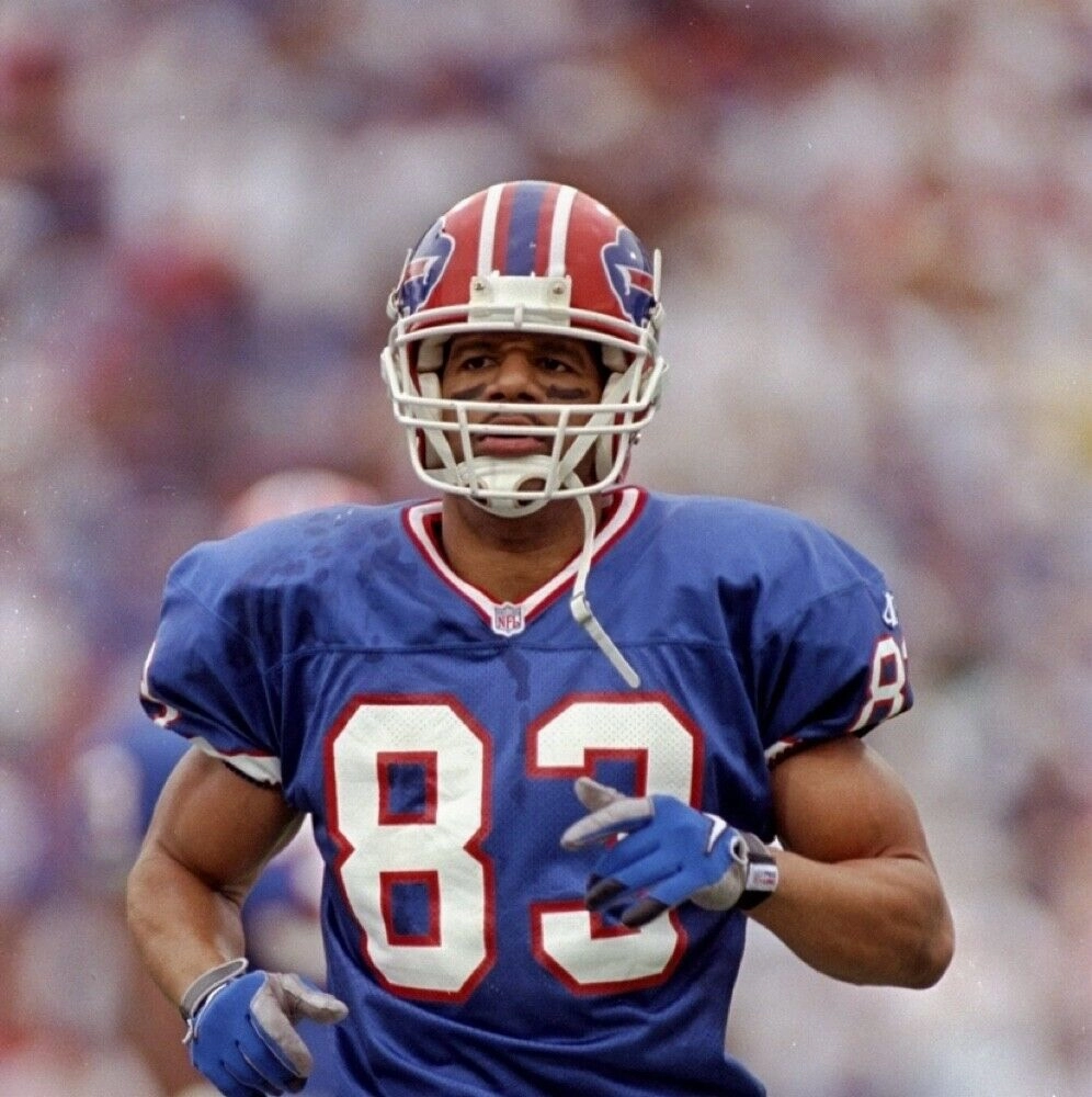 Andre Reed Signed Buffalo Bills Jersey (TSE Hologram) 7??Pro Bowl W.R.