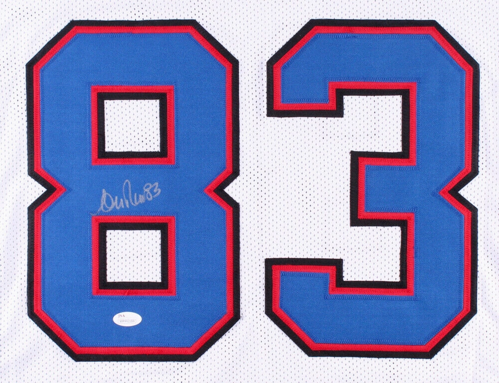 Andre Reed Signed Buffalo Bills White Jersey (JSA COA) 7xPro Bowl Wide Receiver
