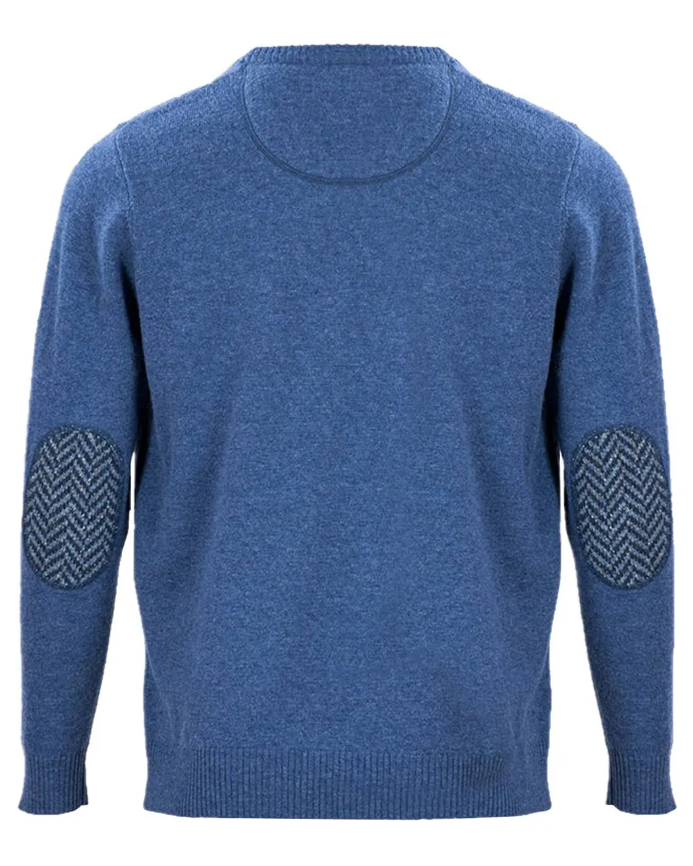 Aran Merino Wool Crew Neck Sweater Men's Knit Sweaters