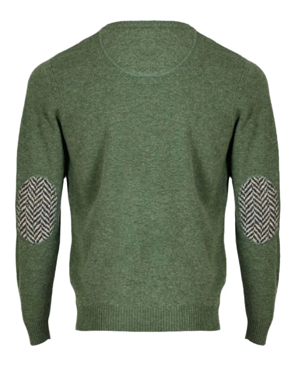 Aran Merino Wool Crew Neck Sweater Men's Knit Sweaters