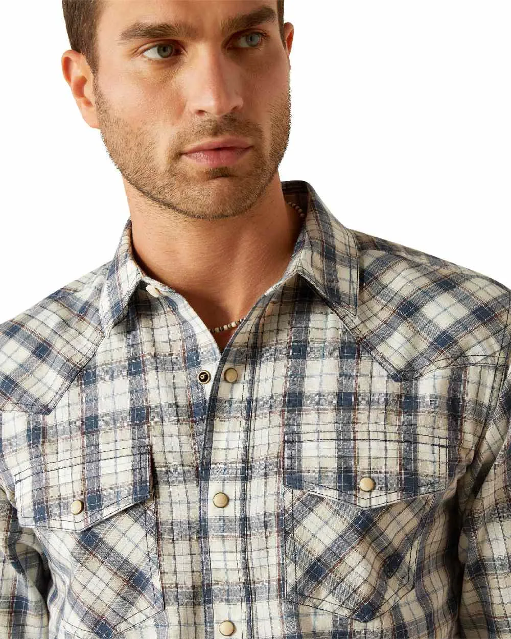 Ariat Mens Hampton Retro Fit Shirt Long Sleeve Casual Shirts