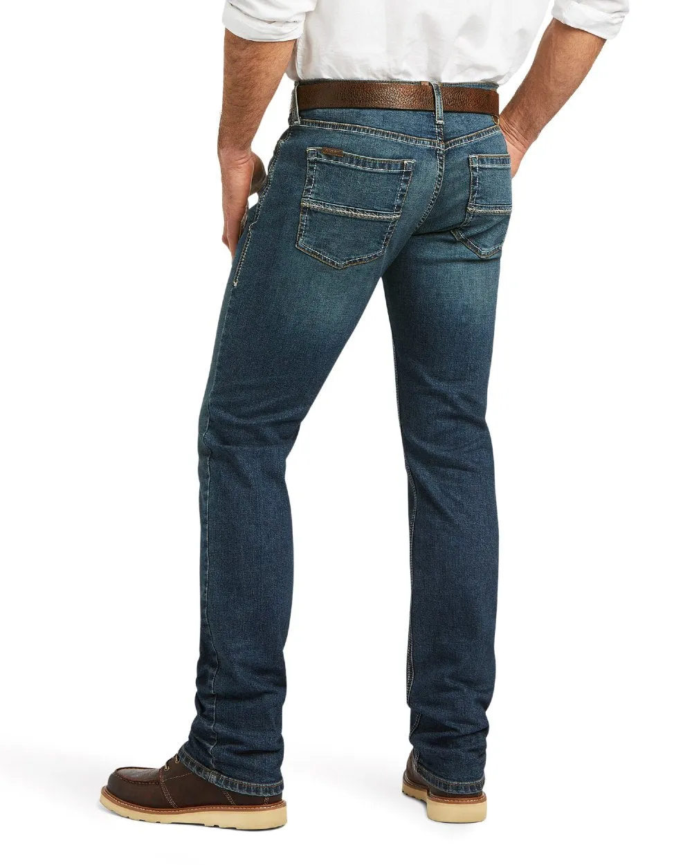 Ariat Mens M8 Modern Tekstretch Sebastian Slim Leg Jeans Classic Blue Jeans Men