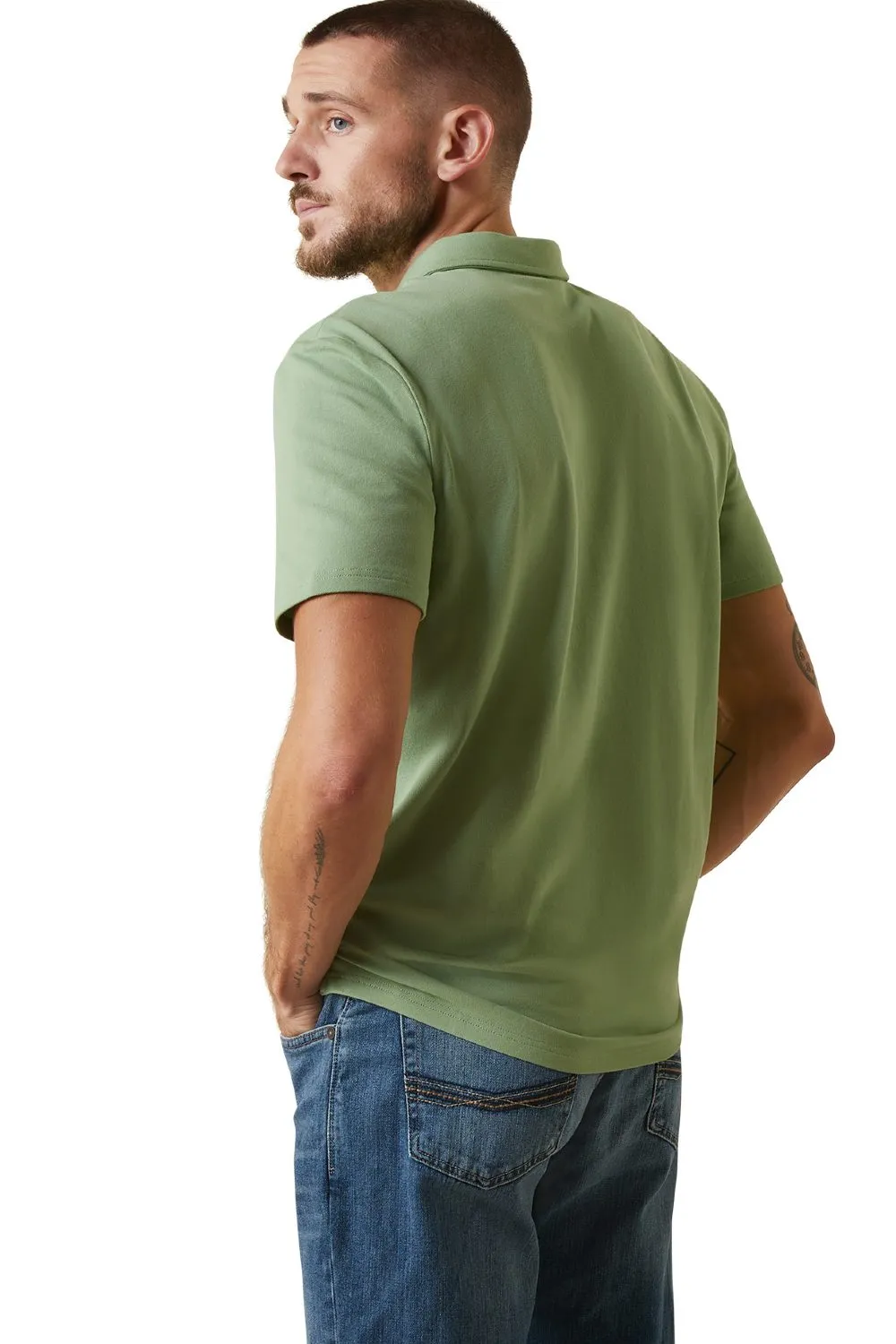 Ariat Mens Medal Polo Shirt Ariat Button Down Shirts