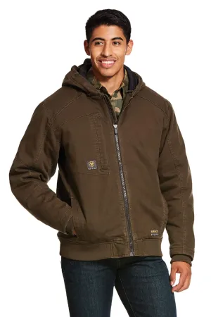 Ariat Mens Rebar Washed DuraCanvas Insulated Jacket All-Purpose Men's Coats