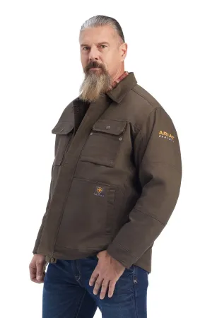 Ariat Rebar DuraCanvas Sherpa-Lined Jacket Dog Walking Windbreakers