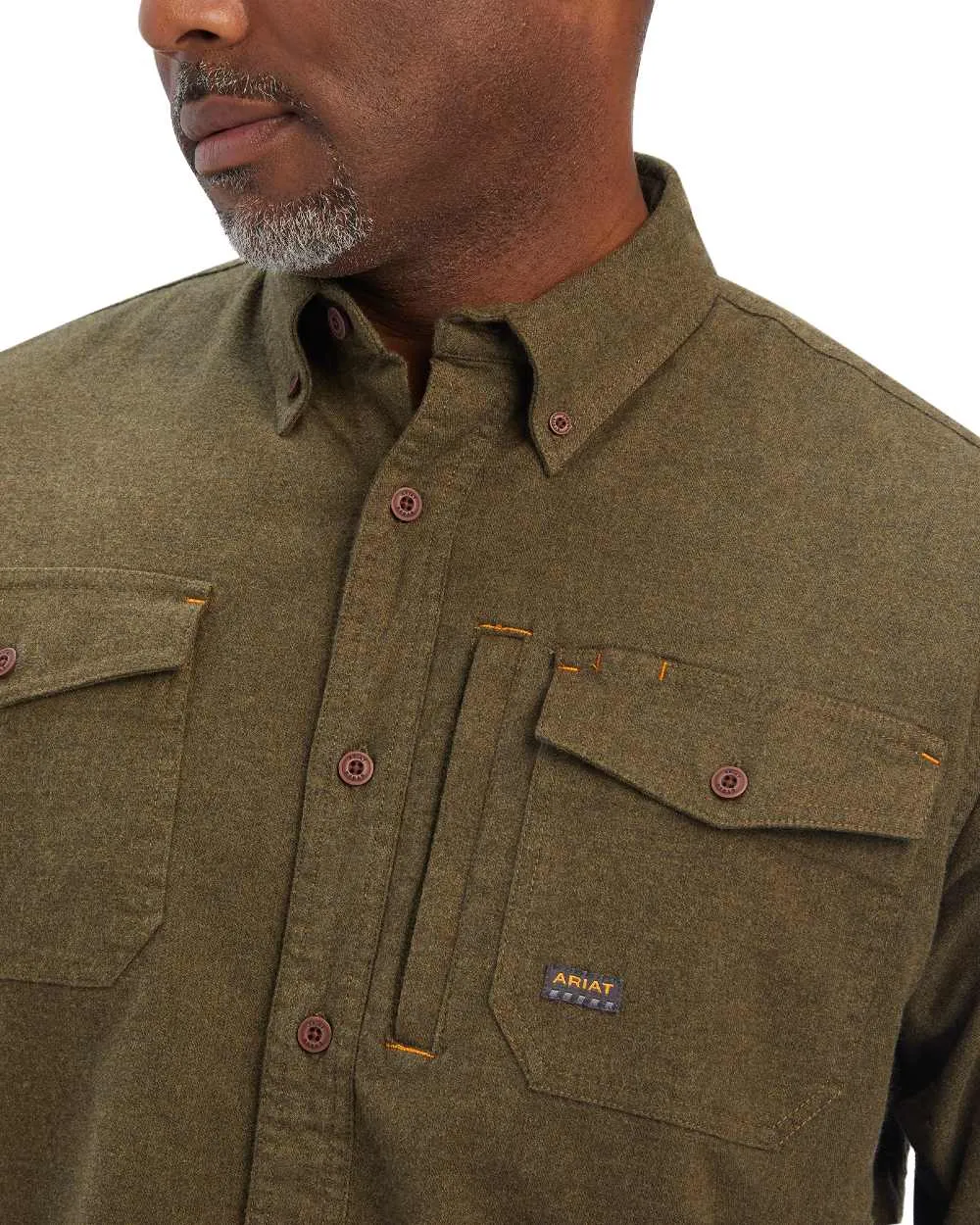 Ariat Rebar Flannel Durastretch Work Shirt Ariat Button Down Shirts