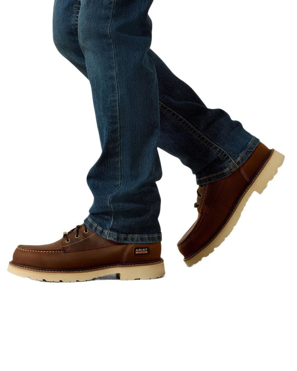 Ariat Rebar M7 Slim DuraStretch Edge Stackable Straight Jeans Classic Blue Jeans Men