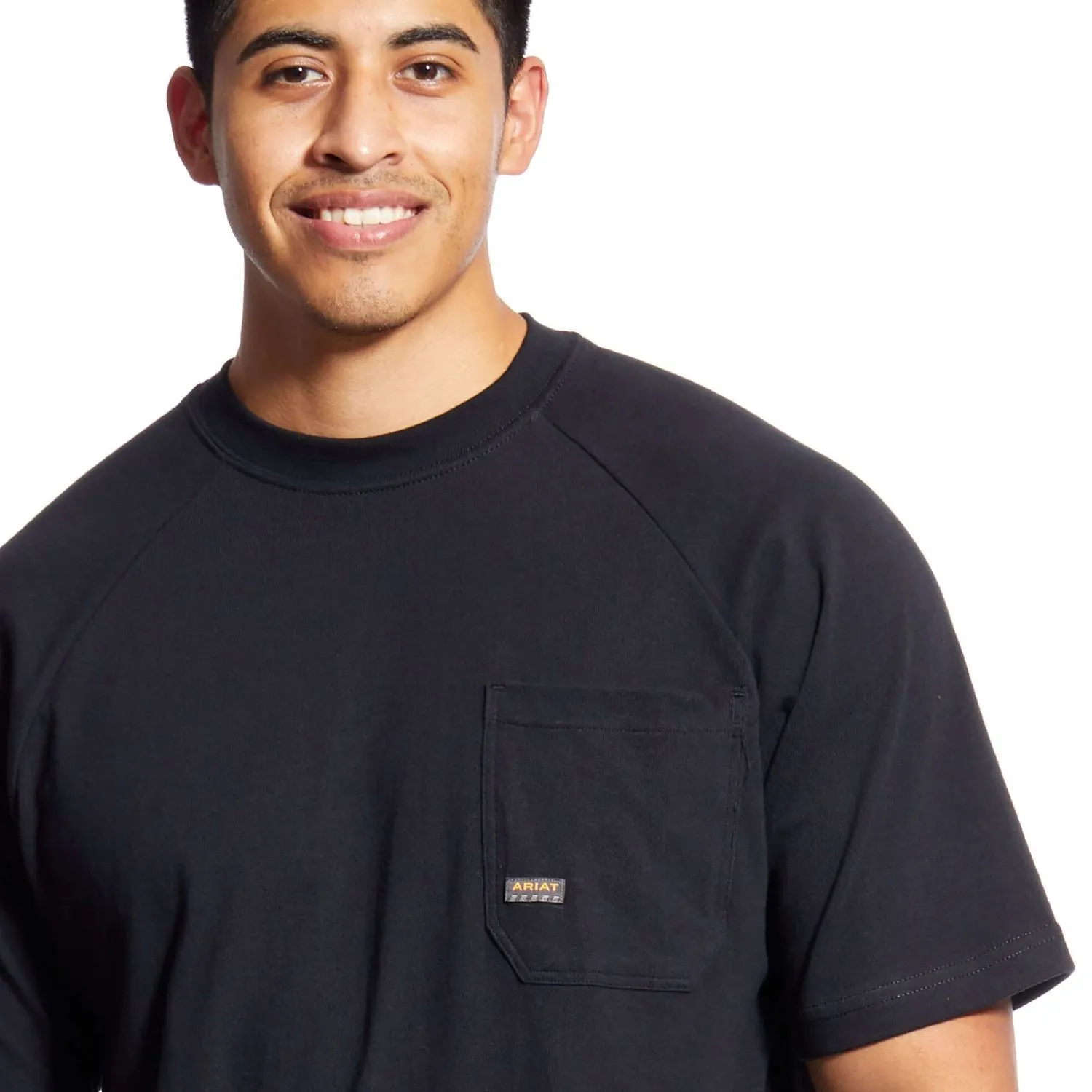 Ariat Rebar Mens Cotton Strong T-Shirt Ariat Button Down Shirts