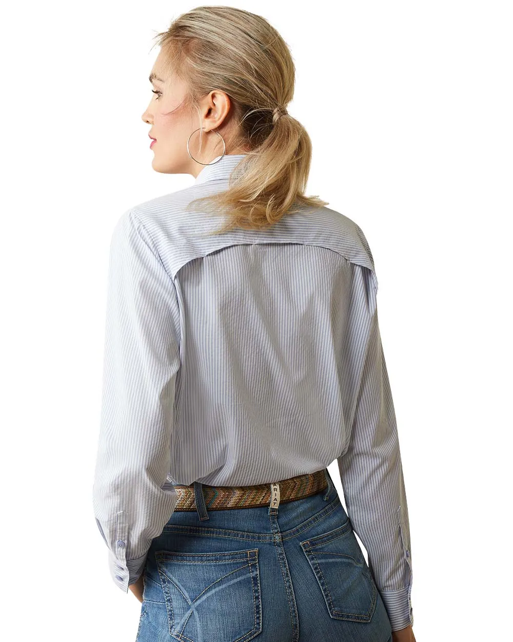 Ariat Womens VentTEK Stretch Long Sleeve Shirt Cotton Farming Shirts