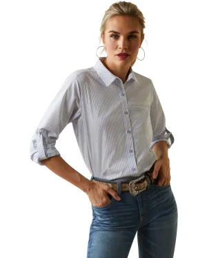 Ariat Womens VentTEK Stretch Long Sleeve Shirt Farm Duty Flannel Shirts