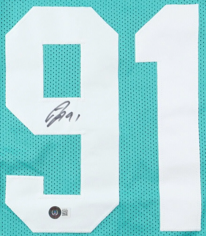 Arik Armstead Signed Jacksonville Jaguars Jersey (Beckett) 2015 1st Rnd Pck / DE