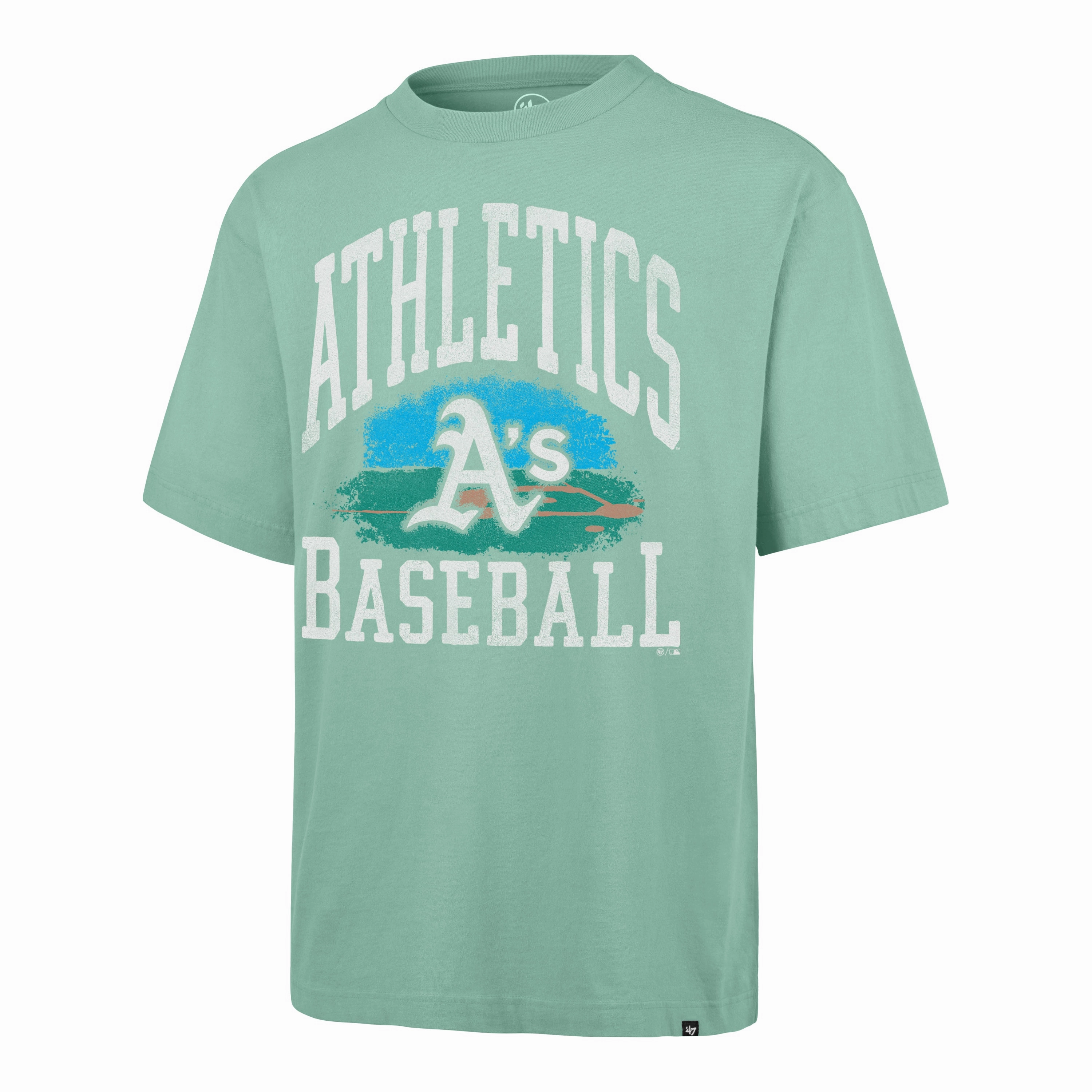 ATHLETICS BASEBALL CLOUDFIELD MONTAUK '47 FOUNDATION TEE