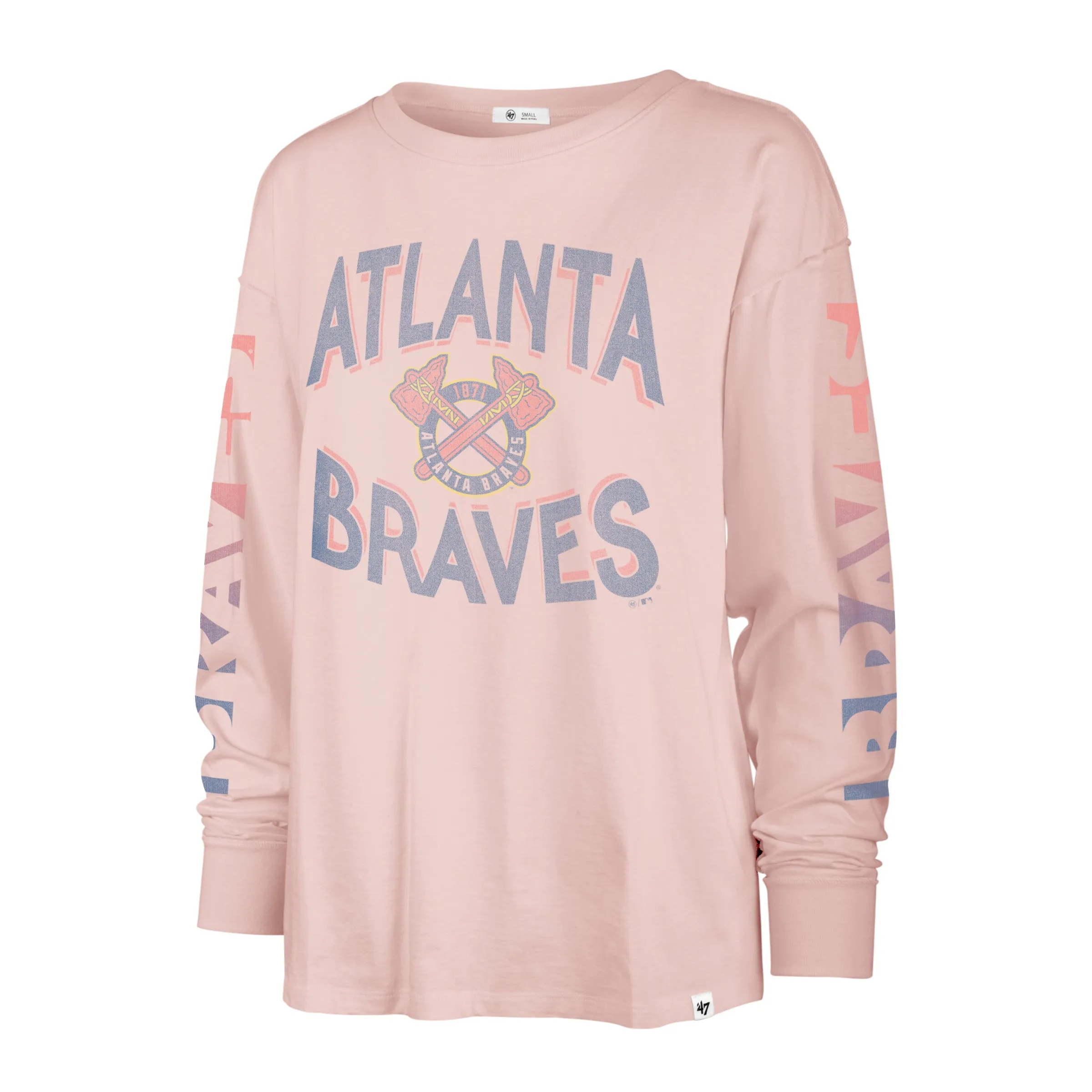 ATLANTA BRAVES CLOUD NINE SOA LONG SLEEVE TEE WOMENS