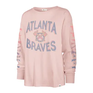 ATLANTA BRAVES CLOUD NINE SOA LONG SLEEVE TEE WOMENS