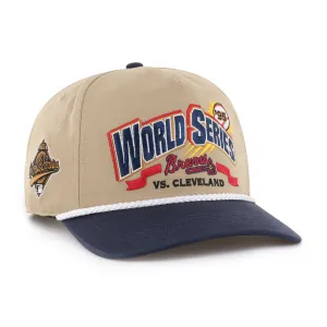 ATLANTA BRAVES VS. CLEVELAND GUARDIANS DUELING WORLD SERIES RIVALRY 