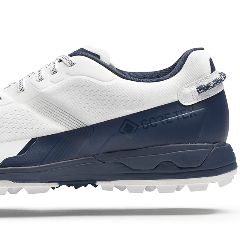 Mizuno Mzu En Gore-Tex Spikeless Waterproof Shoes - White/Navy Steal Bring the Heat