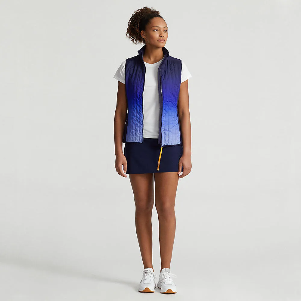 Black Friday Exclusive Made to Move Rlx Ralph Lauren Women'S Quilted Hybrid Full Zip Vest - Active Ombre