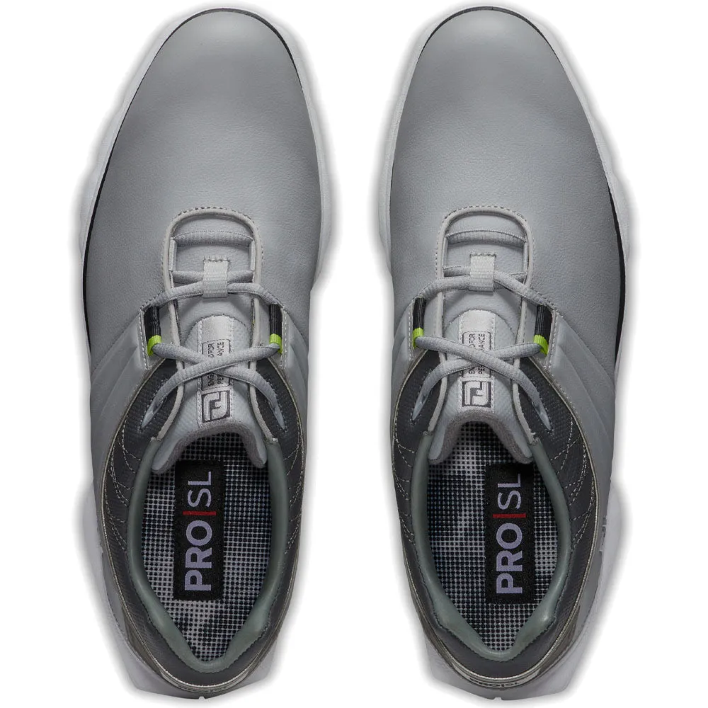 Walk with Purpose Own the Vibe Footjoy Pro Sl Spikeless Shoes - Grey/Charcoal