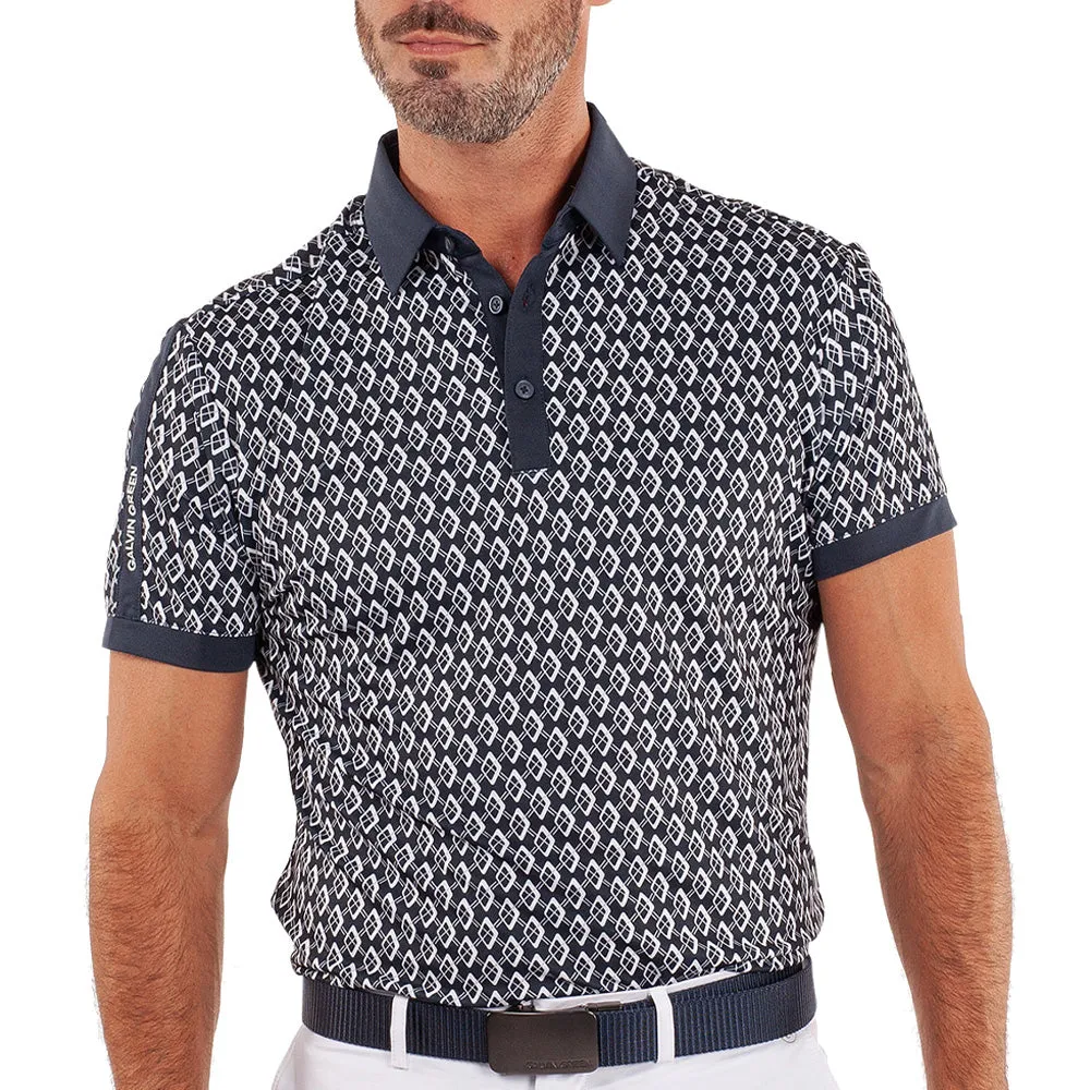 Galvin Green Maxwell Polo Shirt - Navy/Cool Grey Footwear for the Fearless