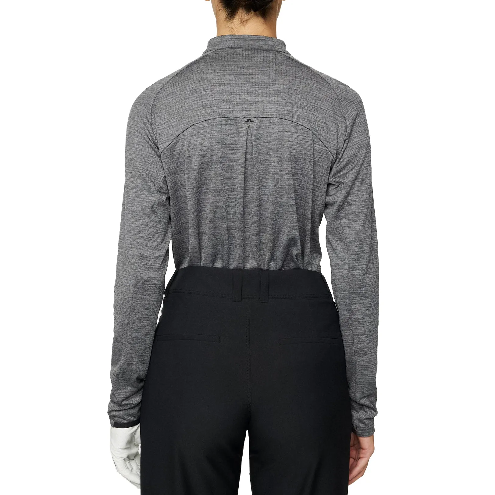J.Lindeberg Women'S Steffi Golf Mid-Layer - Dark Grey Melange Valentine's Day Sale