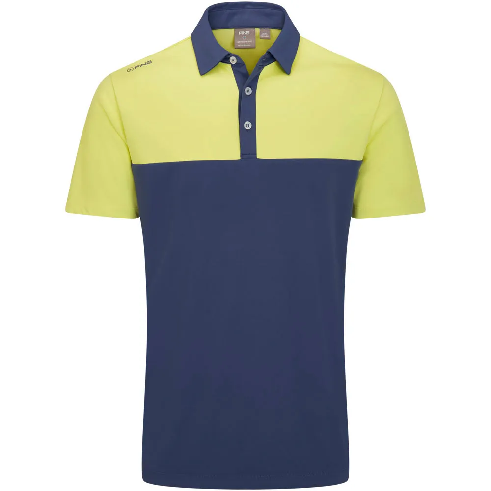 Ping Bodi Polo Shirt - Blue Indigo/Limelight Walk with Power