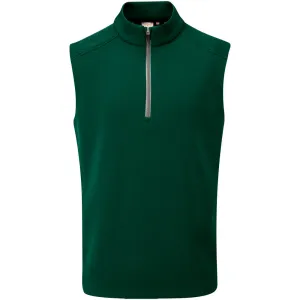Style Meets Power Ping Ramsey 1/2 Zip Gilet - Pine