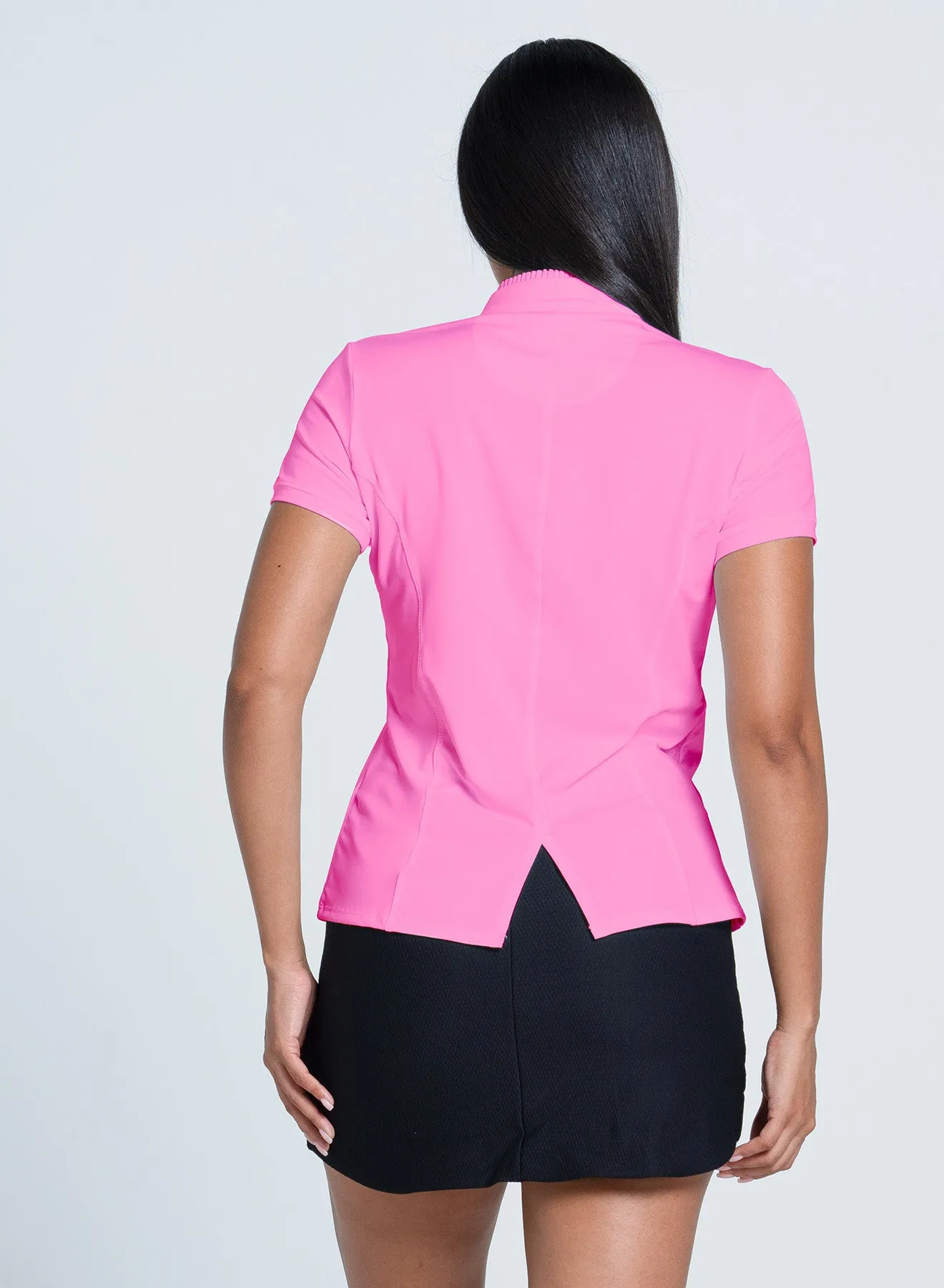 Pleated Placket Short Sleeve Flash Sale Unleash Your Power