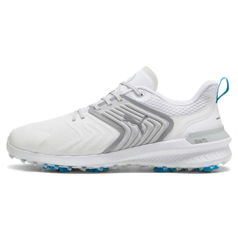Holiday Sale Puma Ignite Innovate Wide Golf Shoes - Puma White/Cool Light Grey