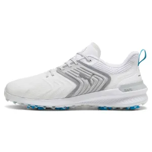 Stride with Confidence Walk Loud Puma Ignite Innovate Wide Golf Shoes - Puma White/Cool Light Grey