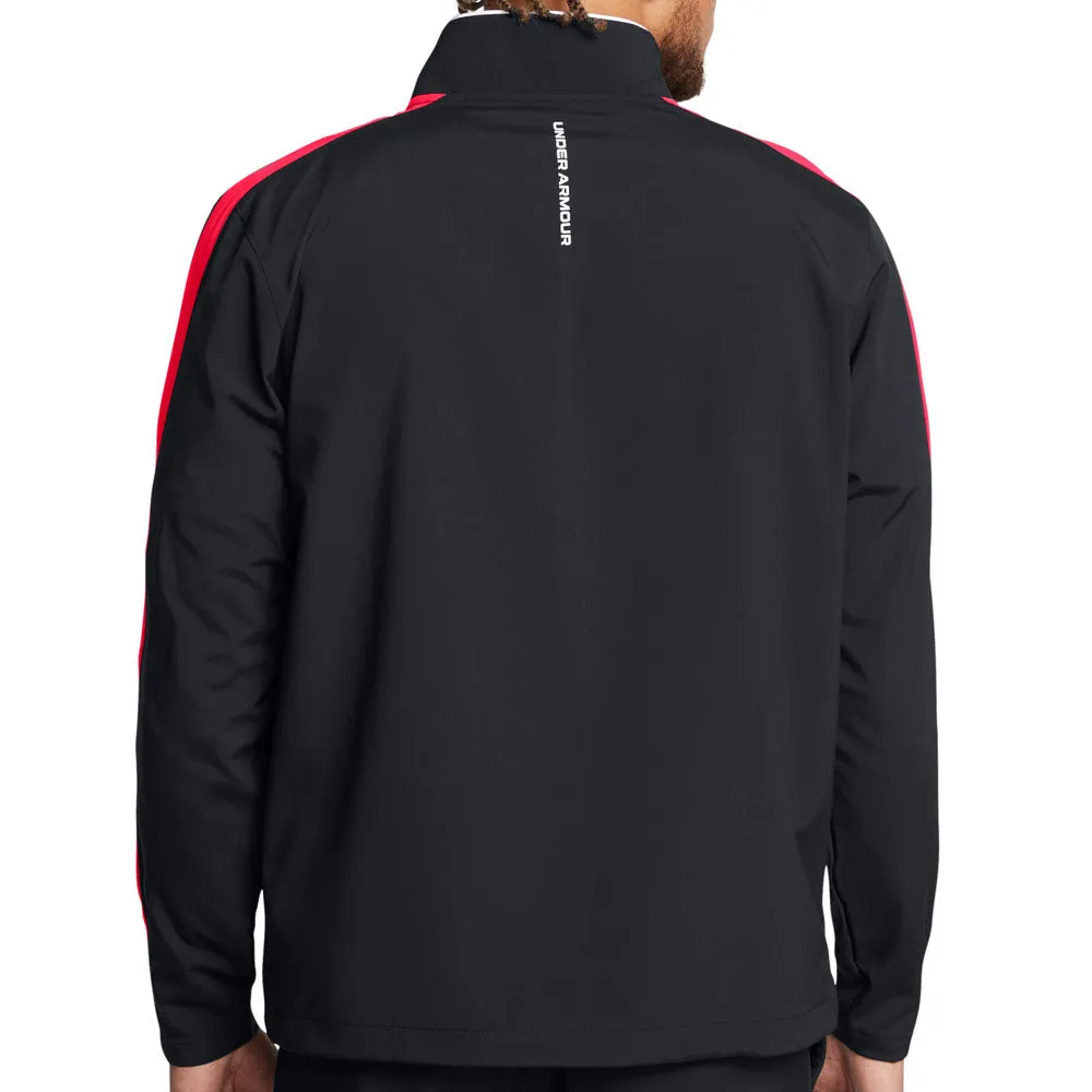 Walk Tall Gear Up and Go Under Armour Storm Windstrike 1/2 Zip Sweater - Black/Red