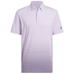 Made to Move Step Into Strength Adidas Go-To Rise Print Sleeve Logo Polo Shirt - Powder Plum