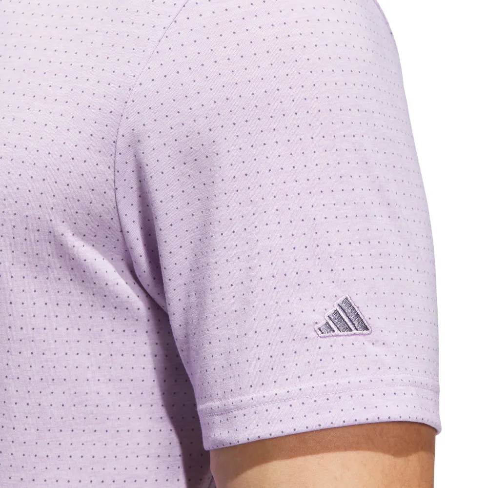 Flash Sale Adidas Go-To Rise Print Sleeve Logo Polo Shirt - Powder Plum