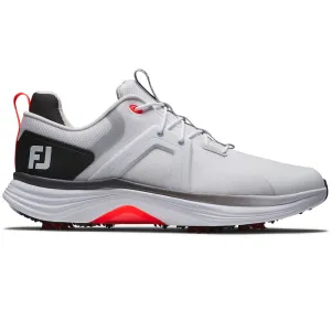 Affordable Footjoy Hyperflex Spiked Waterproof Shoes - White/Black/Red