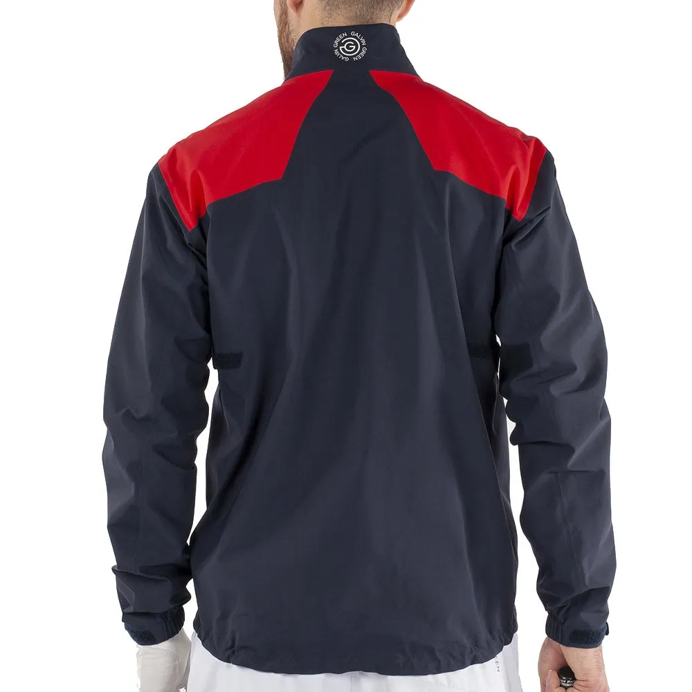 Keep Going Strong All Saints' Day Sale Galvin Green Armstrong Gore-Tex Paclite Waterproof Jacket - Navy/White/Red