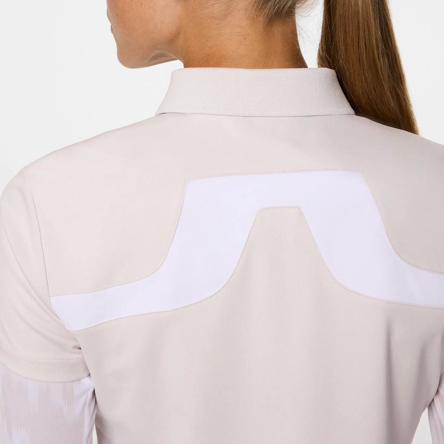 Walk with Purpose J.Lindeberg Women'S Cassie Golf Polo Shirt - Grey Lilac